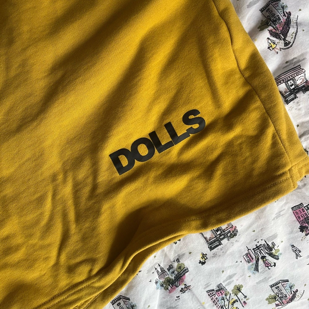 REBDOLLS thick cozy shorts. Drawstring missing.
